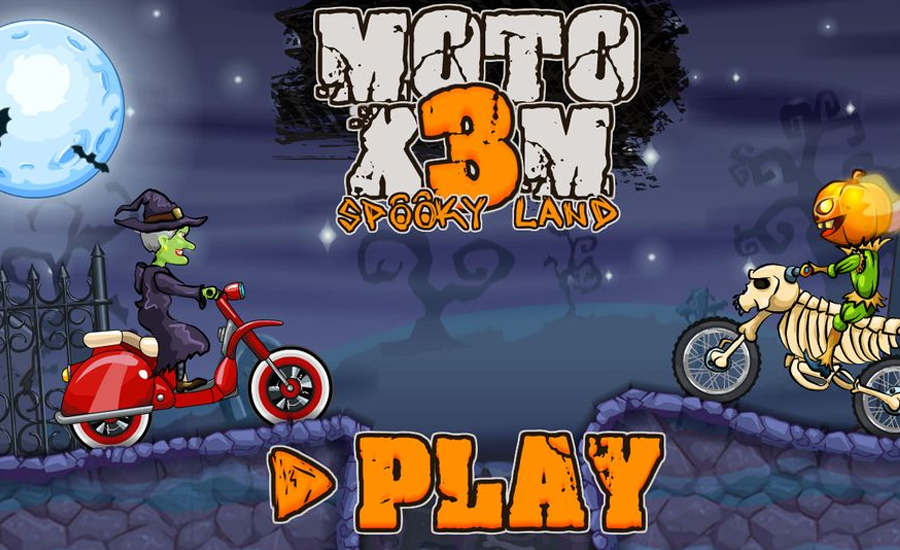 Moto x3m Spooky Land 